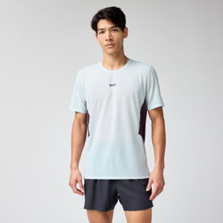Tricou tehnic alergare Brooks High Point Short Sleeve 2.0 bărbați - Albastru (495)