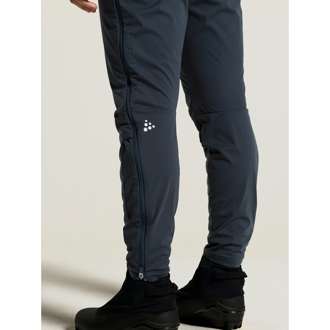 Craft PRO Nordic Race FZ Pants – Pantaloni de concurs schi fond cu fermoar întreg - albastru
