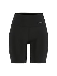 Pantaloni scurți alergare Craft Essence Short Tights 3 damă - negru