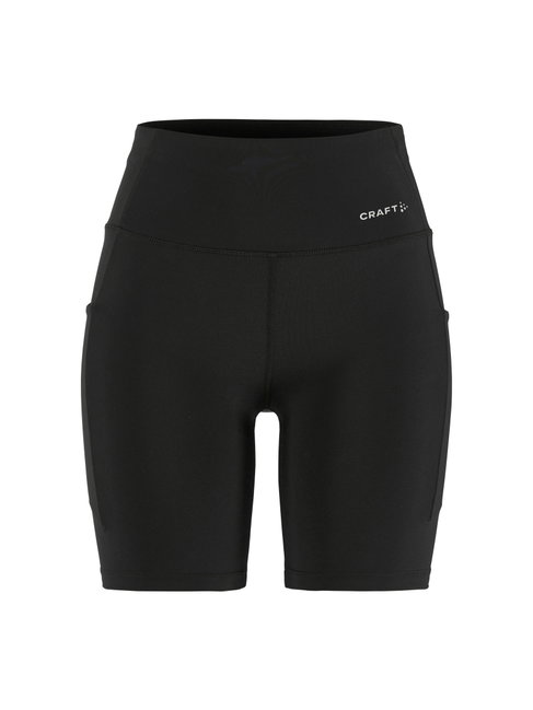Pantaloni scurți alergare Craft Essence Short Tights 3 damă - negru