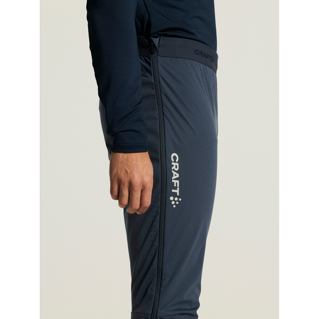 Craft PRO Nordic Race FZ Pants – Pantaloni de concurs schi fond cu fermoar întreg - albastru