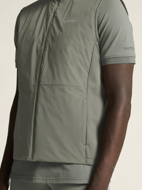 Vestă alergare Craft ADV Essence Warm 2 bărbaţi - verde