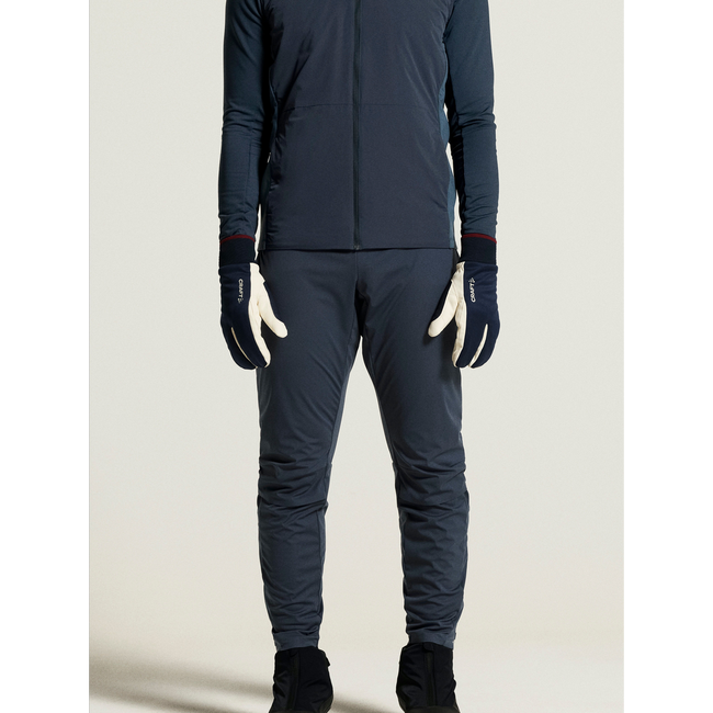 Craft PRO Nordic Race FZ Pants – Pantaloni de concurs schi fond cu fermoar întreg - albastru