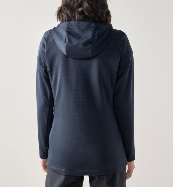Hanorac Haglöfs Korp Mid Hood damă - albastru închis Tarn Blue
