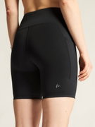 Pantaloni scurți alergare Craft Essence Short Tights 3 damă - negru