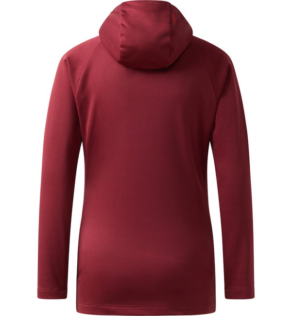 Hanorac Haglöfs Korp Mid Hood damă - roșu Carmine Red