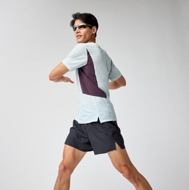 Tricou tehnic alergare Brooks High Point Short Sleeve 2.0 bărbați - Albastru (495)