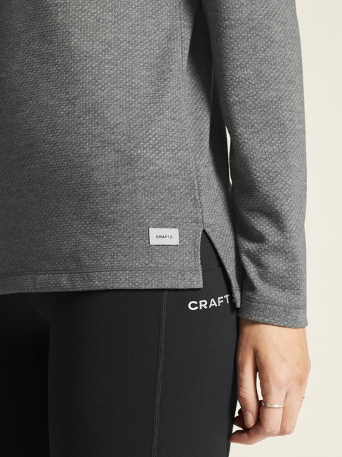 Bluză dame Craft Layers Thermal Mesh Cn - gri (975000)