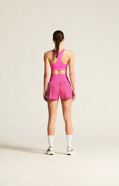 Pantaloni scurți alergare Craft Hypervent Wide Shorts damă - roz (7660)