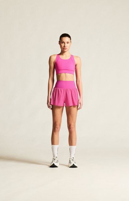 Pantaloni scurți alergare Craft Hypervent Wide Shorts damă - roz (7660)