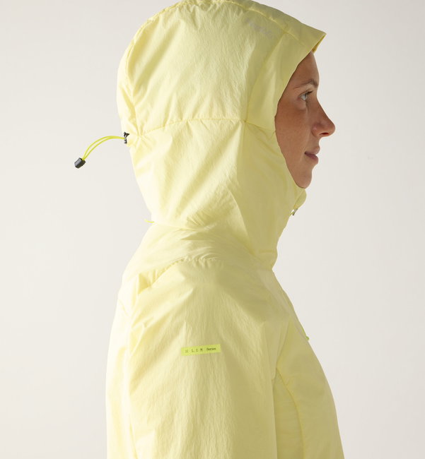 Jachetă izolată Haglöfs L.I.M Mimic Barrier Hood damă - galben Yellow Rise