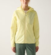 Jachetă izolată Haglöfs L.I.M Mimic Barrier Hood damă - galben Yellow Rise
