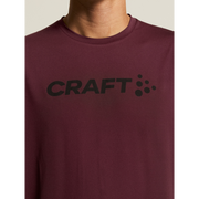 Tricou alergare Craft Essence Logo Tee 2 bărbaţi - roșu
