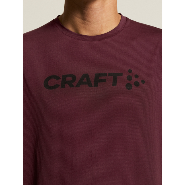 Tricou alergare Craft Essence Logo Tee 2 bărbaţi - roșu