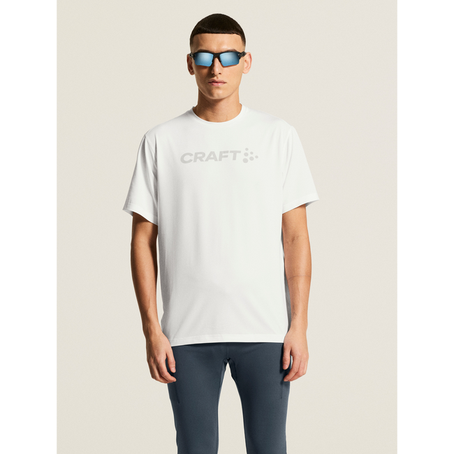 Tricou alergare Craft Essence Logo Tee 2 bărbaţi - alb