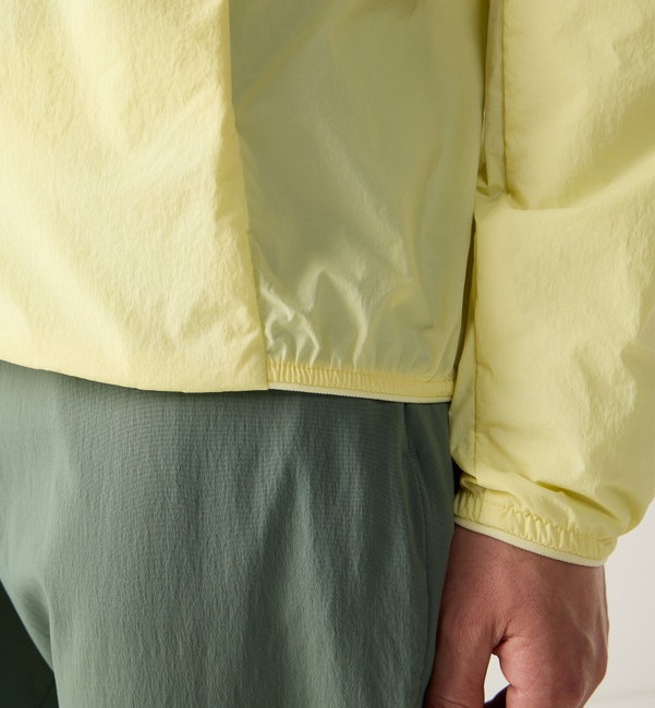 Jachetă izolată Haglöfs L.I.M Mimic Barrier Hood damă - galben Yellow Rise