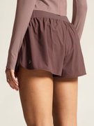 Pantaloni scurți alergare Craft Hypervent Wide Shorts damă - mov (7880)
