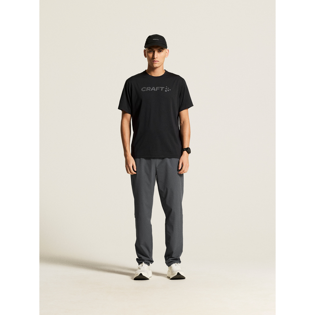 Tricou alergare Craft Essence Logo Tee 2 bărbaţi - negru