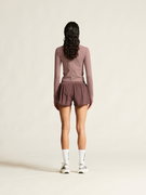 Pantaloni scurți alergare Craft Hypervent Wide Shorts damă - mov (7880)