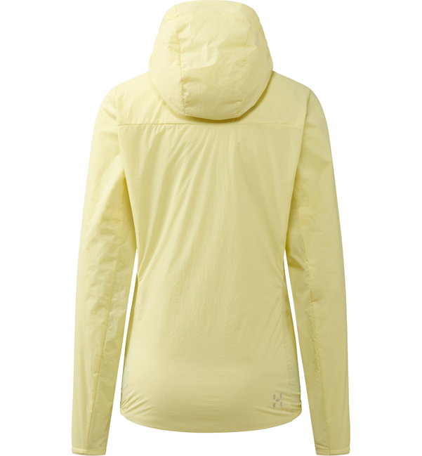 Jachetă izolată Haglöfs L.I.M Mimic Barrier Hood damă - galben Yellow Rise