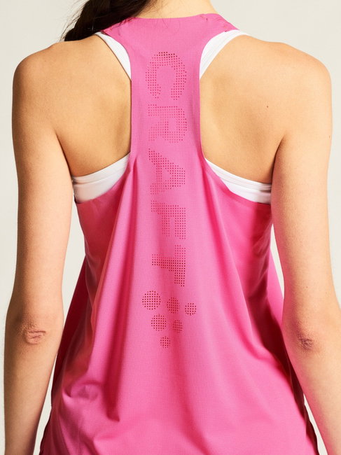 Maiou alergare Craft Race Day Singlet 2 damă - roz (7660)