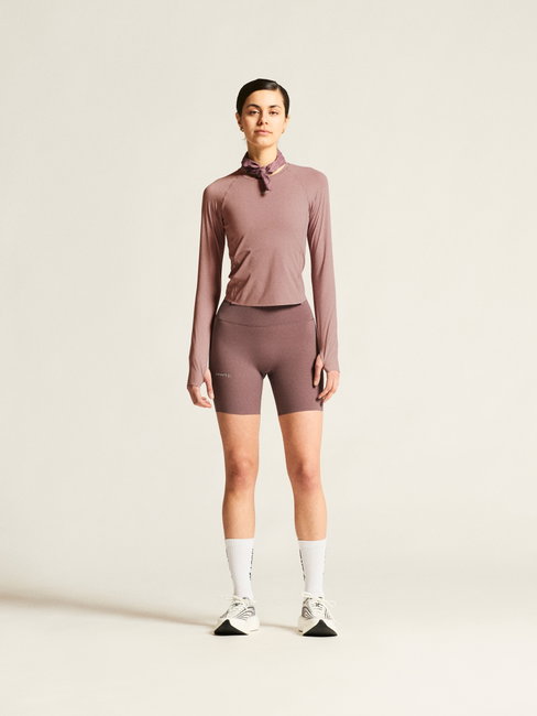 Bluză alergare Craft Hypervent Tight Longsleeve damă - mov (7530)
