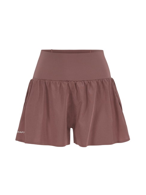 Pantaloni scurți alergare Craft Hypervent Wide Shorts damă - mov (7880)