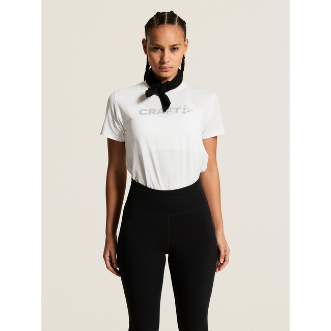 Tricou alergare Craft Essence Logo Tee 2 damă - alb
