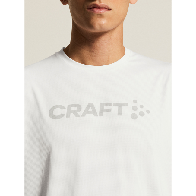Tricou alergare Craft Essence Logo Tee 2 bărbaţi - alb