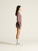 Pantaloni scurți alergare Craft Hypervent Wide Shorts damă - mov (7880)