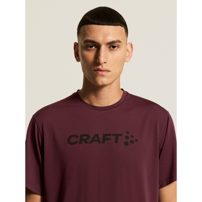 Tricou alergare Craft Essence Logo Tee 2 bărbaţi - roșu