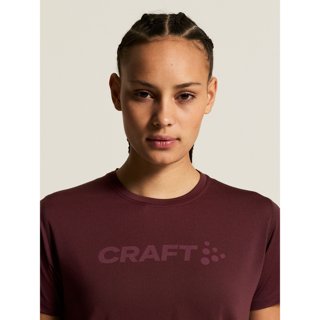 Tricou alergare Craft Essence Logo Tee 2 damă - roșu