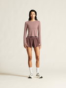 Pantaloni scurți alergare Craft Hypervent Wide Shorts damă - mov (7880)