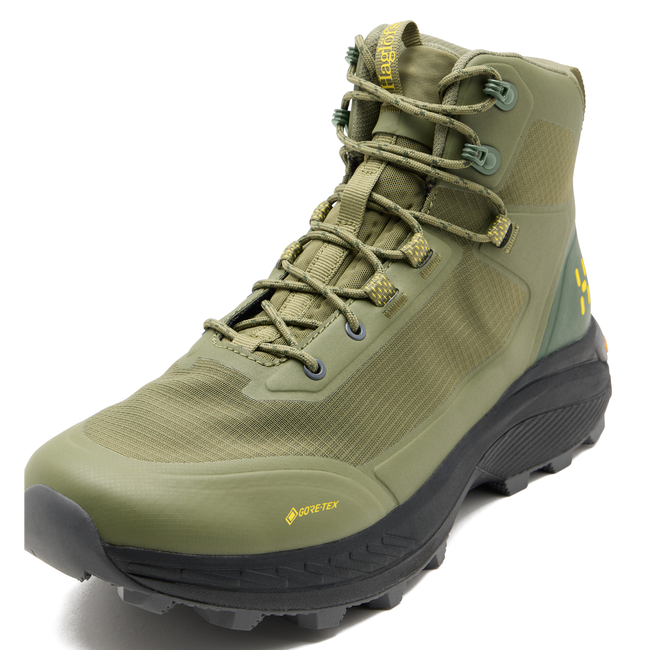 Ghete hiking Haglöfs L.I.M Horizon Hike GTX Mid bărbați - verde Olive Green/Seaweed Green