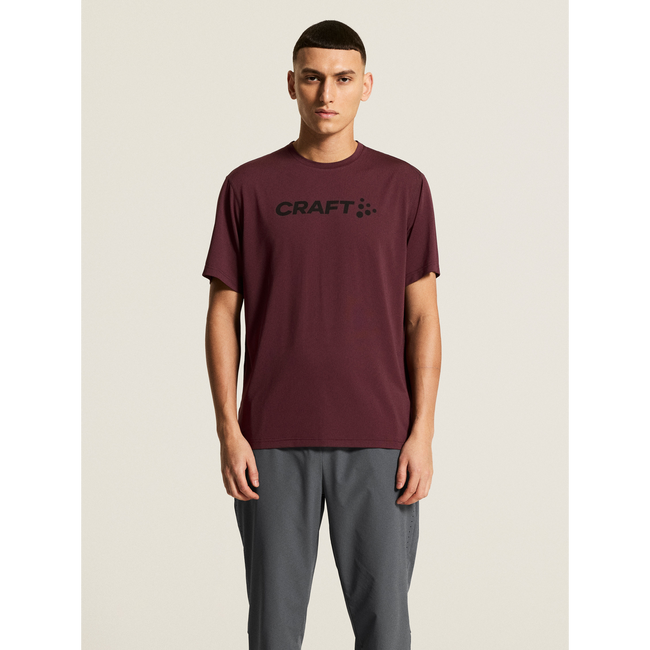 Tricou alergare Craft Essence Logo Tee 2 bărbaţi - roșu