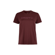 Tricou alergare Craft Essence Logo Tee 2 damă - roșu