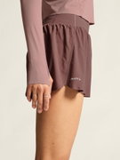 Pantaloni scurți alergare Craft Hypervent Wide Shorts damă - mov (7880)