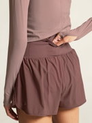 Pantaloni scurți alergare Craft Hypervent Wide Shorts damă - mov (7880)