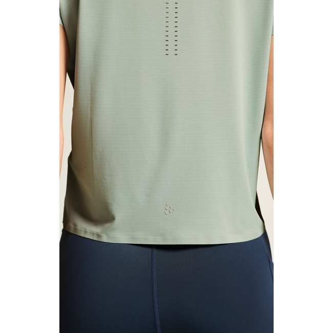 Tricou alergare Craft Hypervent Tee W - gri (9310)