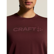 Tricou alergare Craft Essence Logo Tee 2 damă - roșu