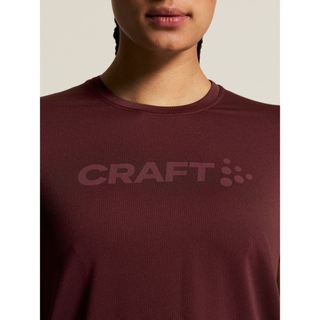 Tricou alergare Craft Essence Logo Tee 2 damă - roșu