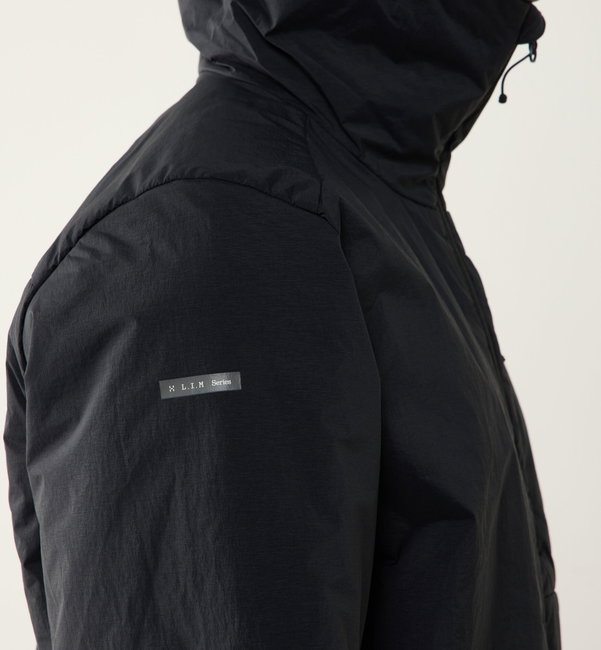 Jachetă izolată Haglöfs L.I.M Mimic Barrier Hood bărbați - negru True Black