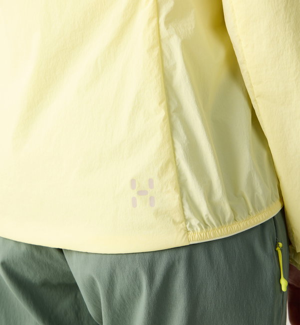Jachetă izolată Haglöfs L.I.M Mimic Barrier Hood damă - galben Yellow Rise