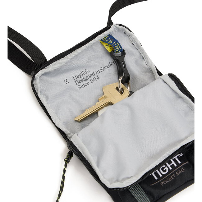 Haglöfs Tight Pocket Bag – Geantă plată de buzunar - Negru True Black/Magnetite