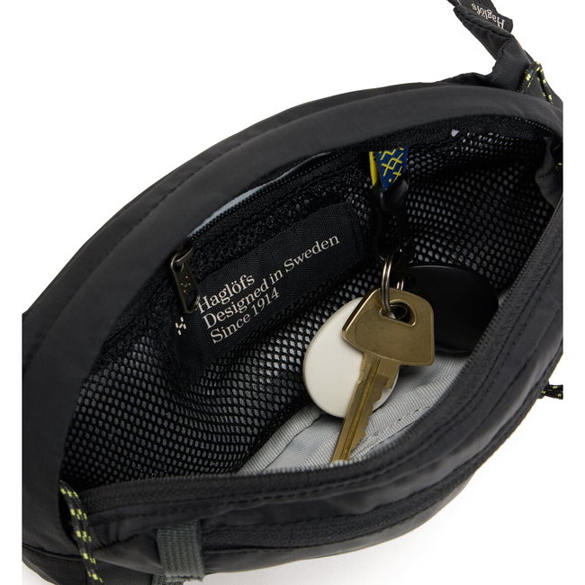Haglöfs Tight Hip Pack 1 – Borsetă 1 L - Negru True Black/Magnetite