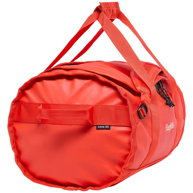 Haglöfs Lava 50 – Geantă de voiaj duffel 50 L - Roșu Habanero