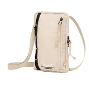 Haglöfs Tight Pocket Bag – Geantă plată de buzunar - Bej Chalk Beige/True Black
