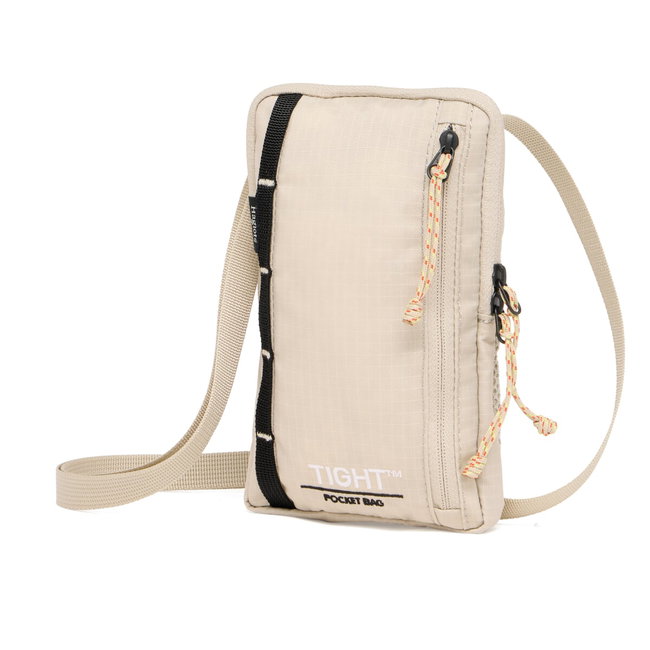 Haglöfs Tight Pocket Bag – Geantă plată de buzunar - Bej Chalk Beige/True Black