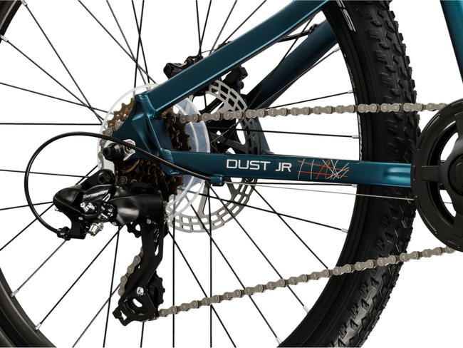 Bicicleta Copii Kross Dust JR 24 X 24 inch turcoaz / portocalie Shimano Tourney