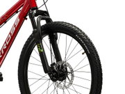 Bicicleta Copii Kross Dust JR 24 X 24 inch rosu rubin / neagra Shimano Tourney